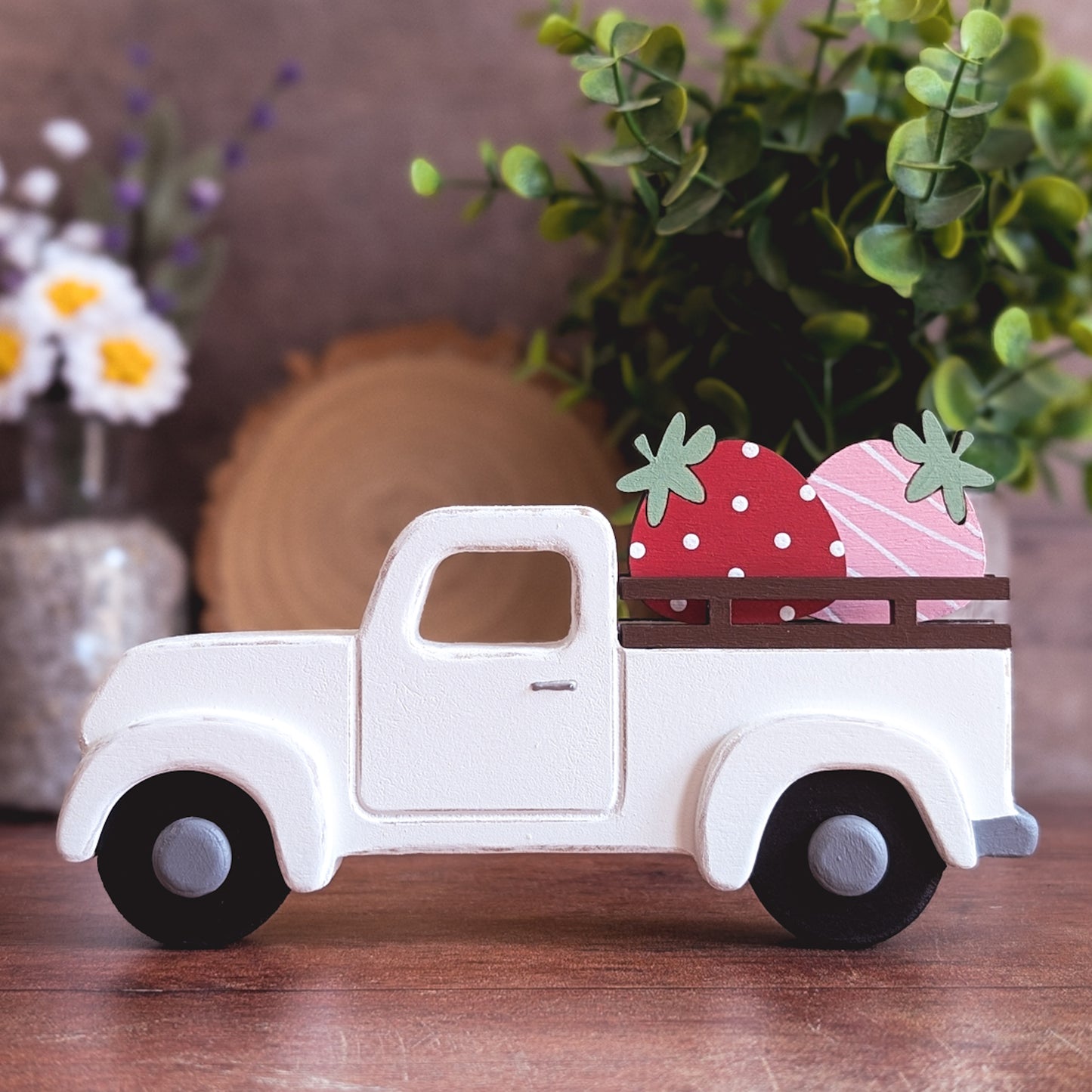 Interchangeable truck with 10 inserts