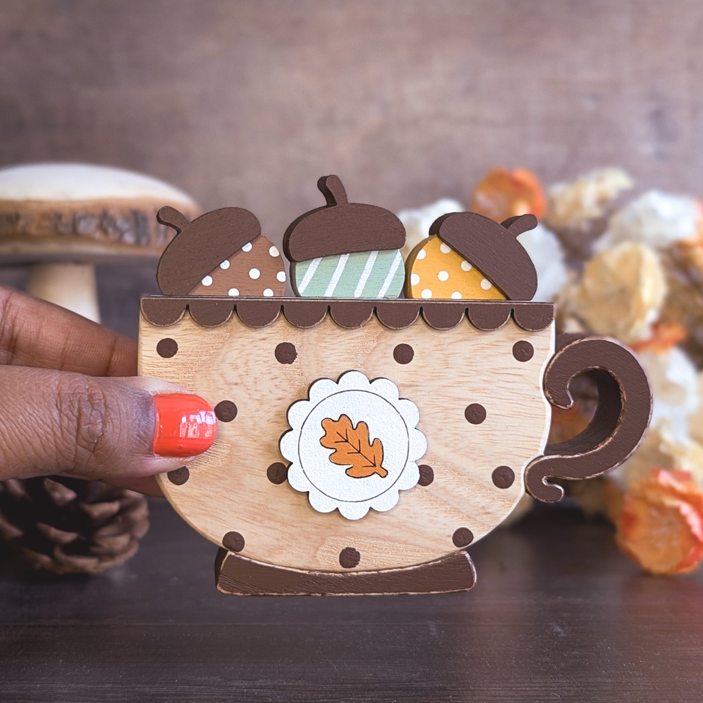 Autumn teacup