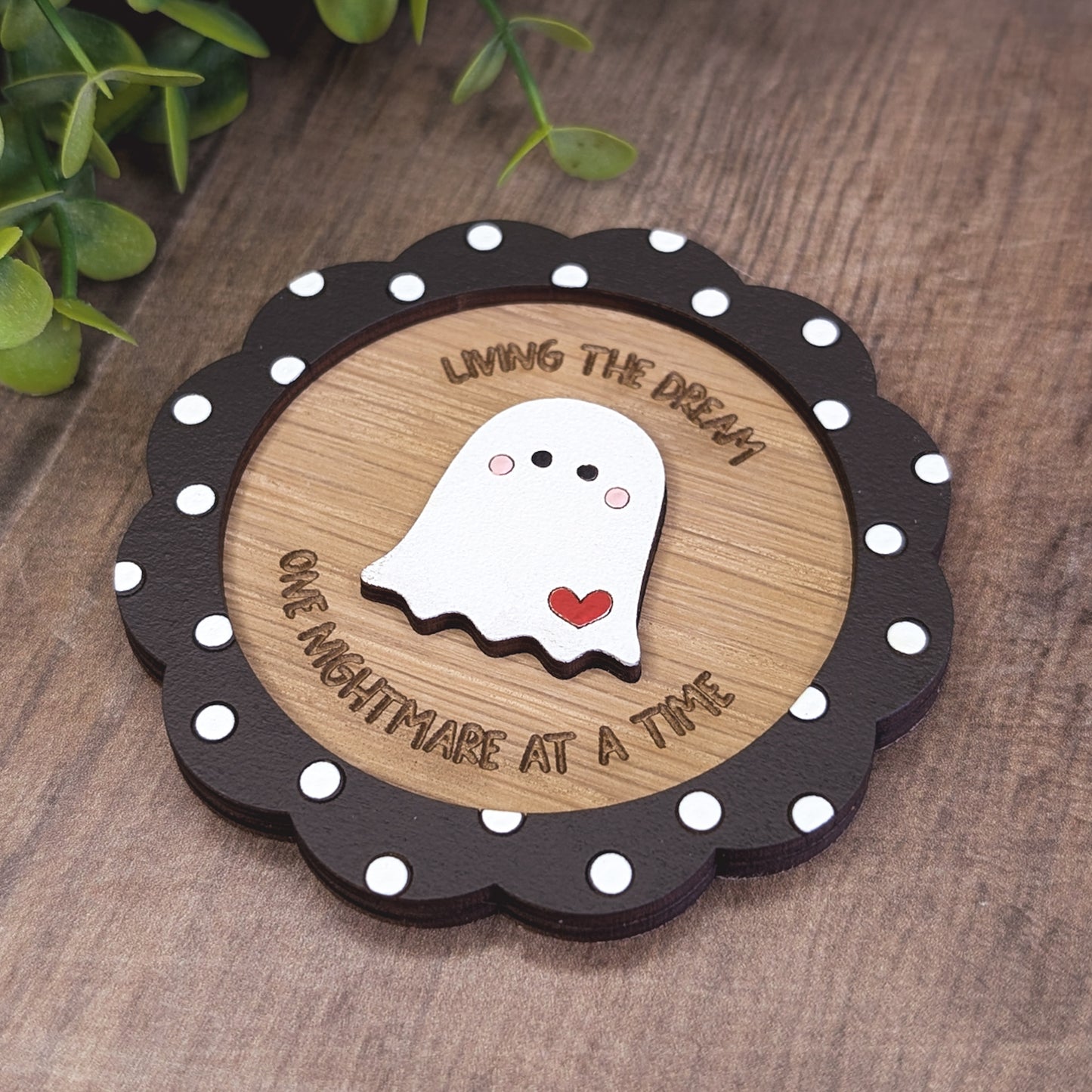 Living the dream ghost magnet