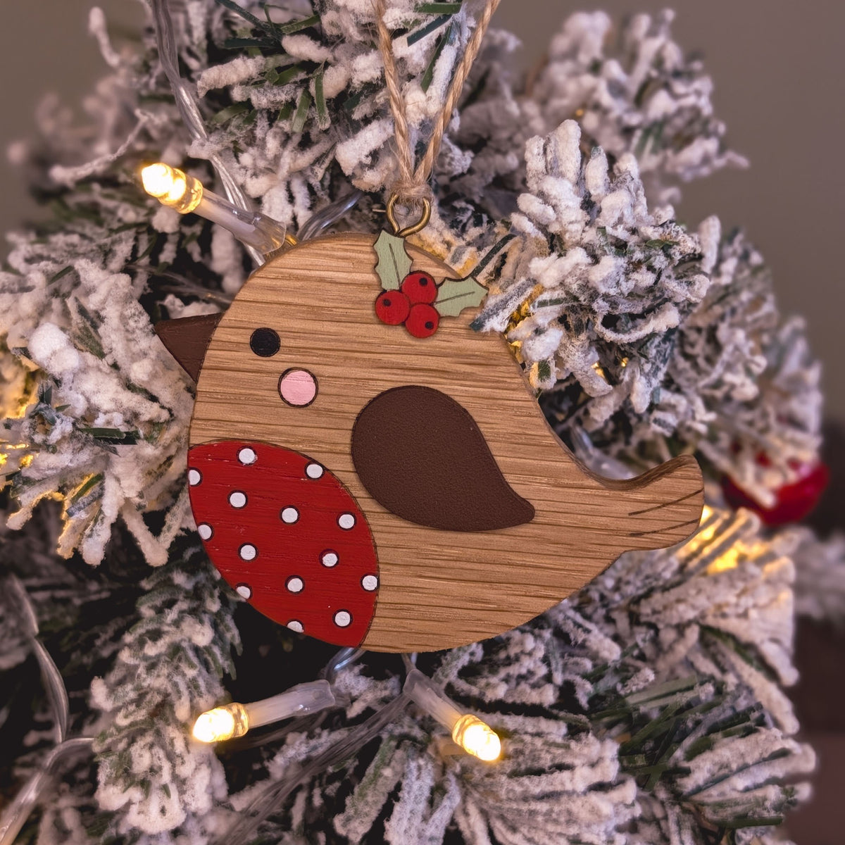 Robin hanging decoration