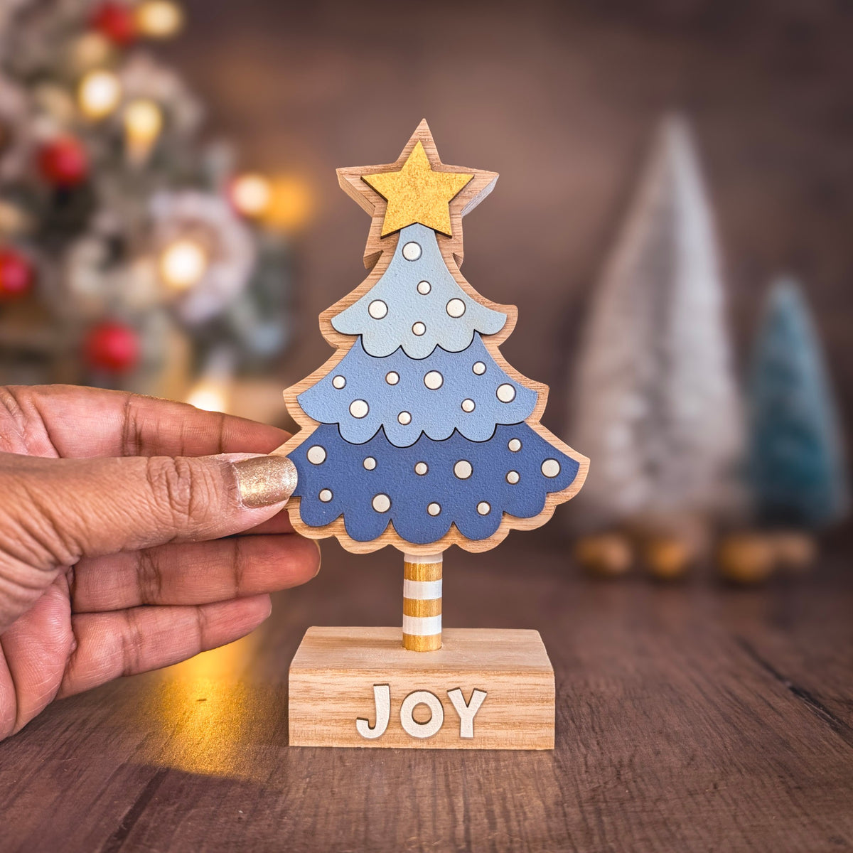 Christmas tree - blue