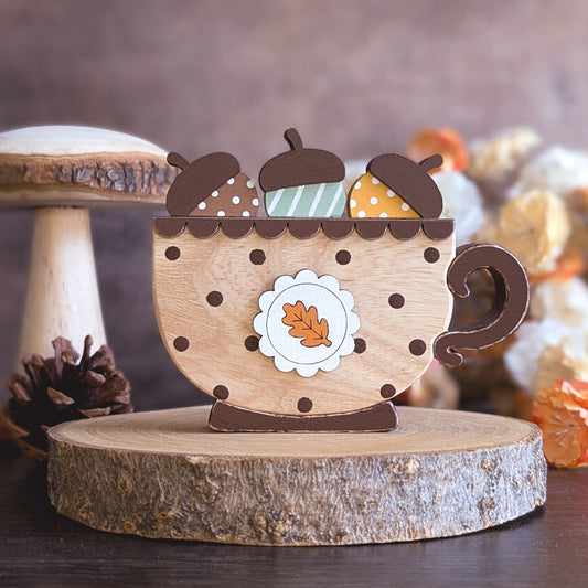 Autumn teacup