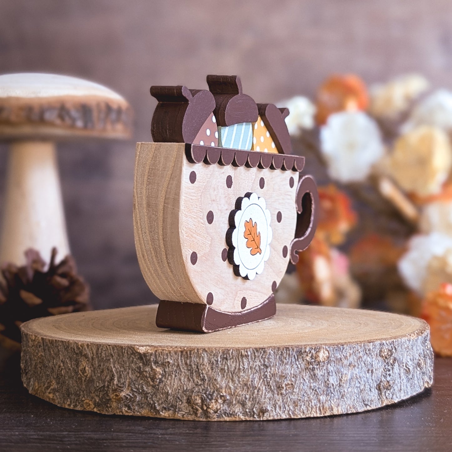 Autumn teacup