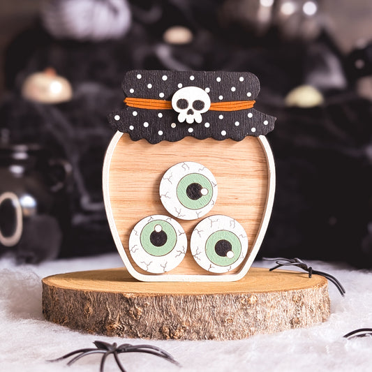 Halloween spooky jar