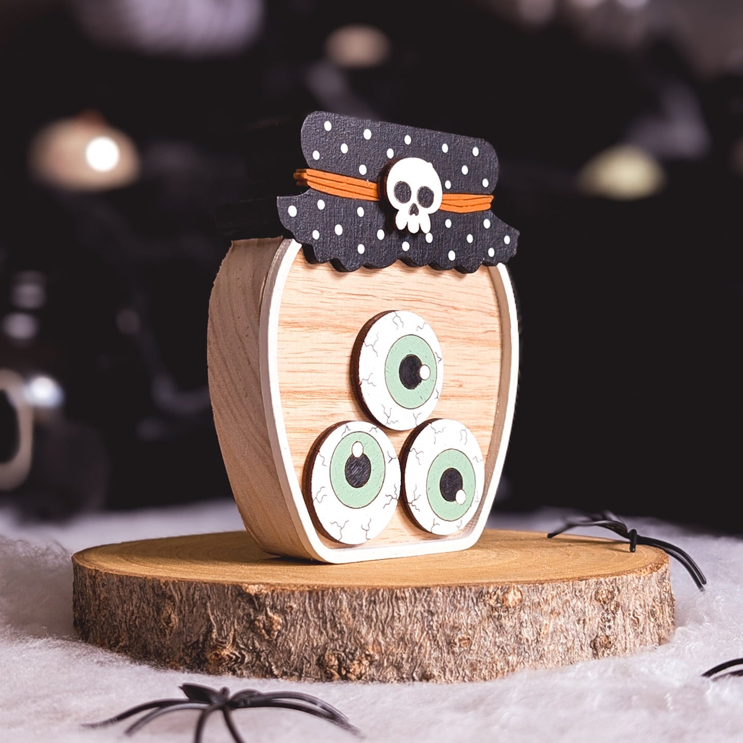 Halloween spooky jar