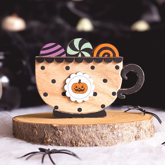 Halloween teacup