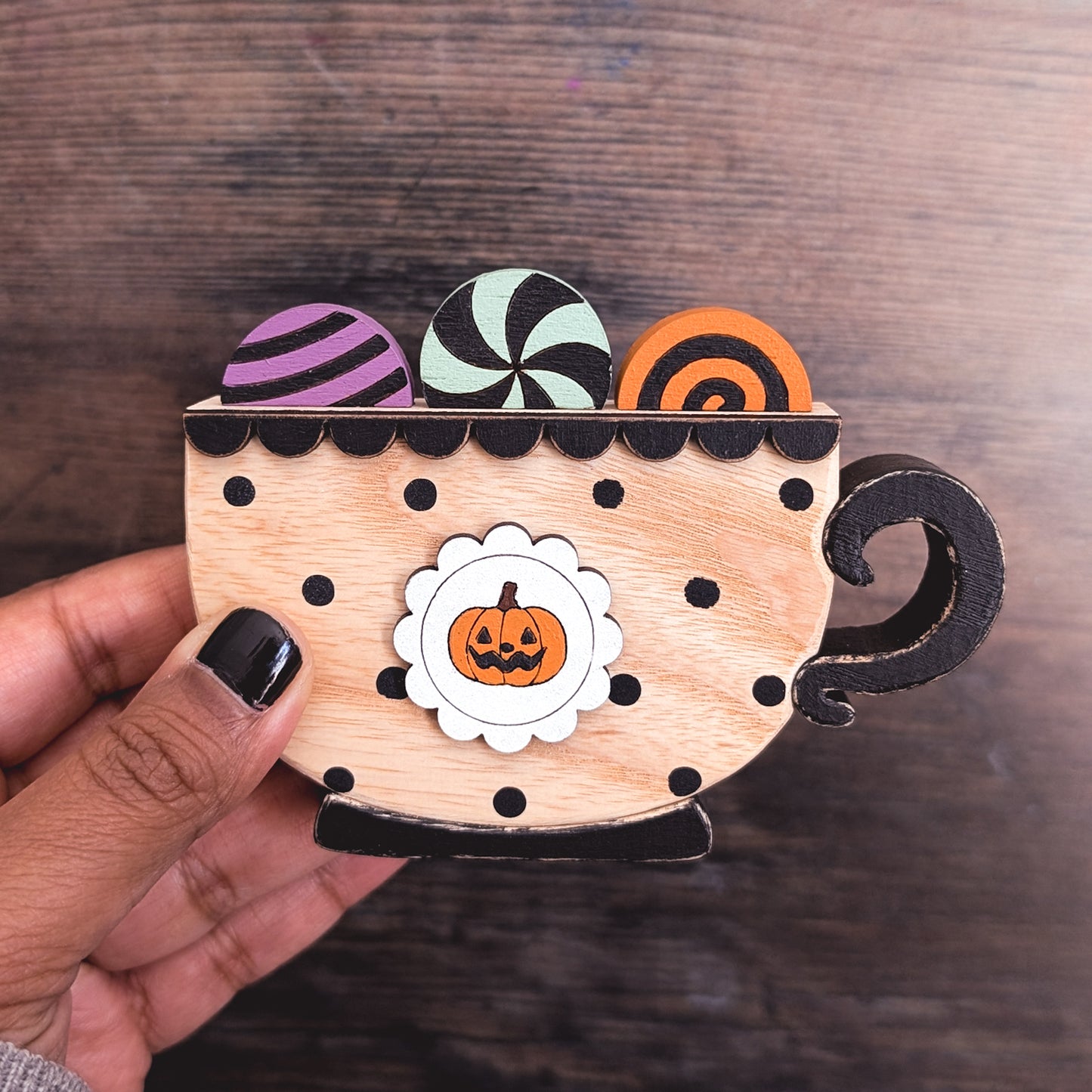 Halloween teacup