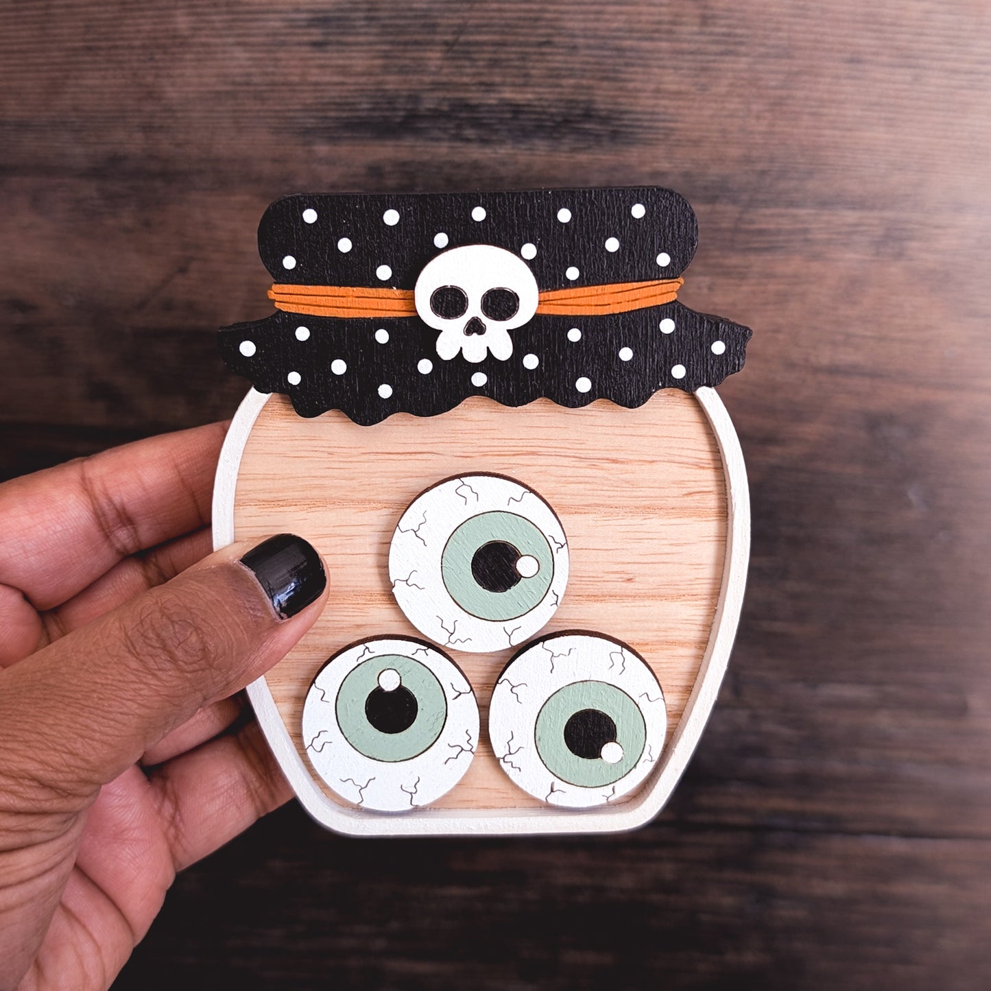 Halloween spooky jar