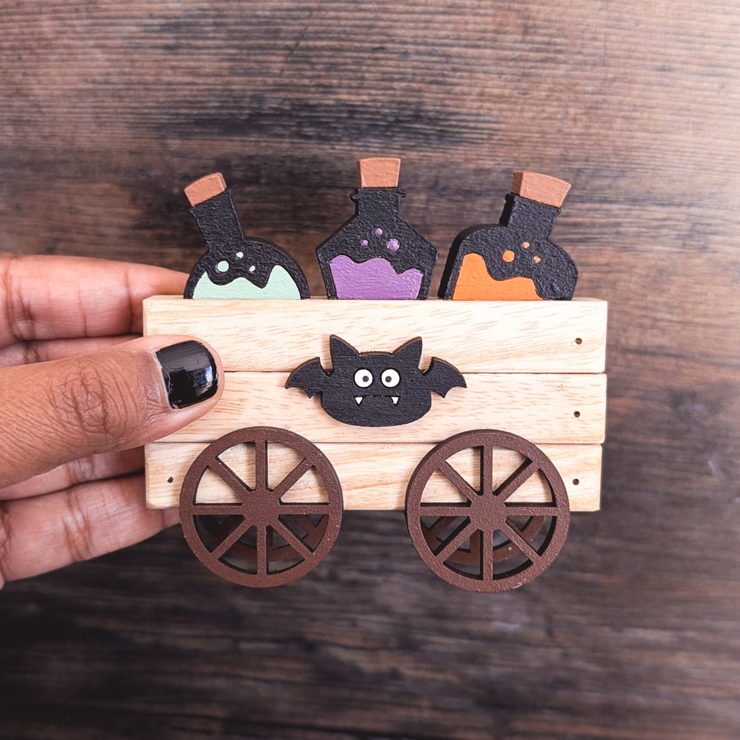 Halloween potion wagon