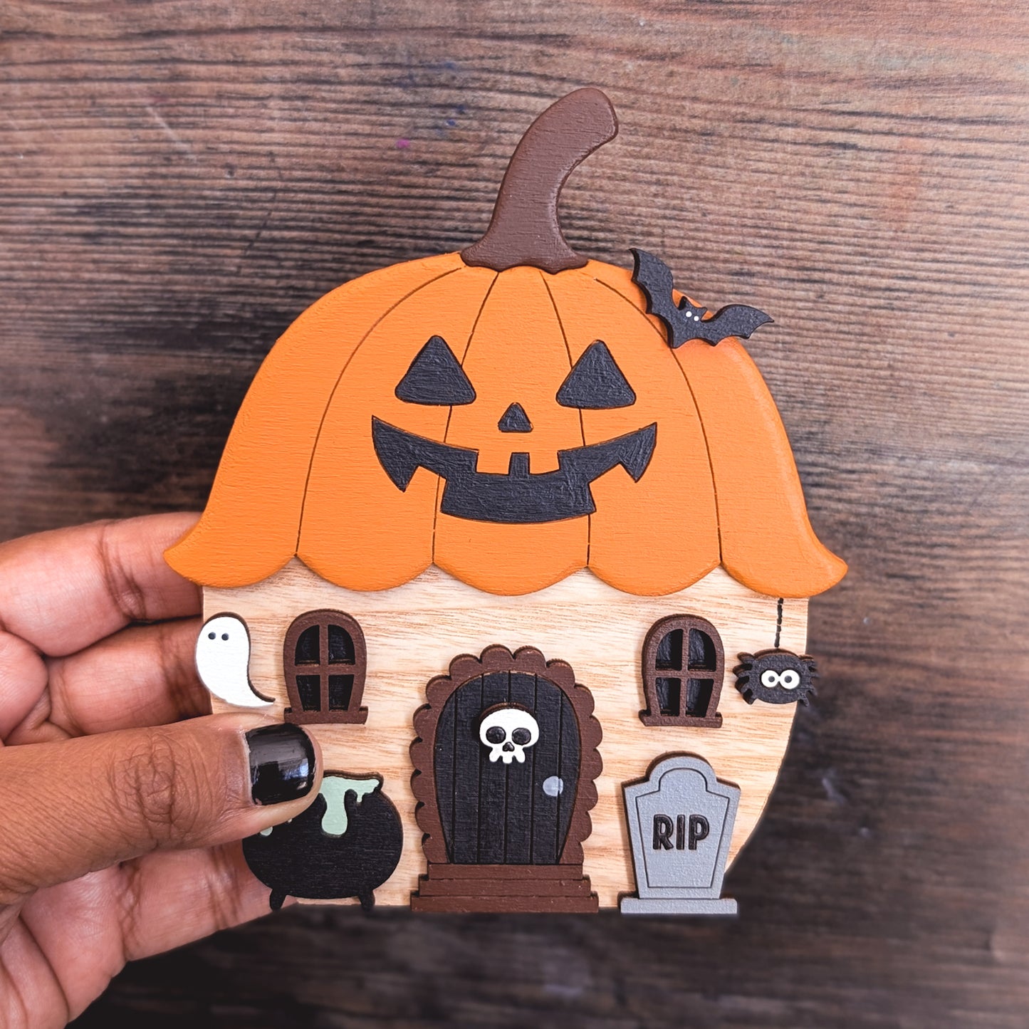Halloween fairy house