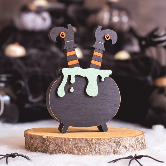 Witch in cauldron