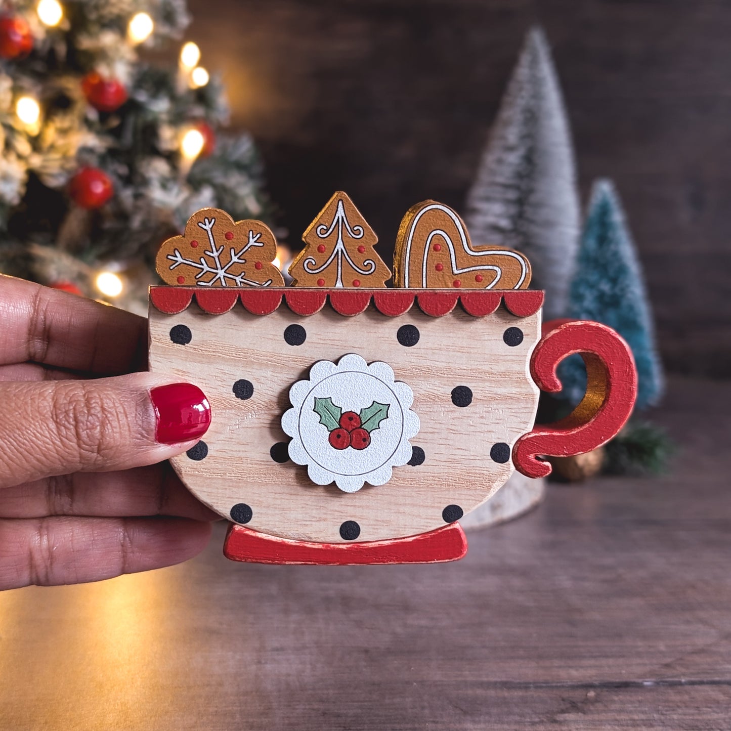 Christmas teacup