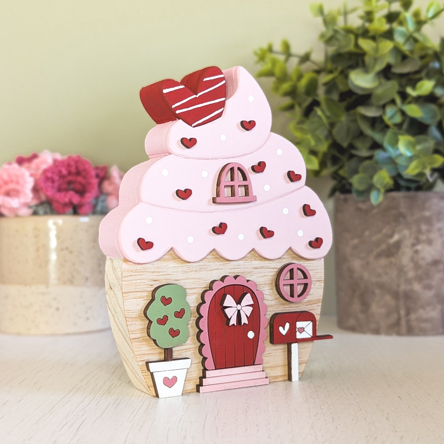 Valentine's fairy house