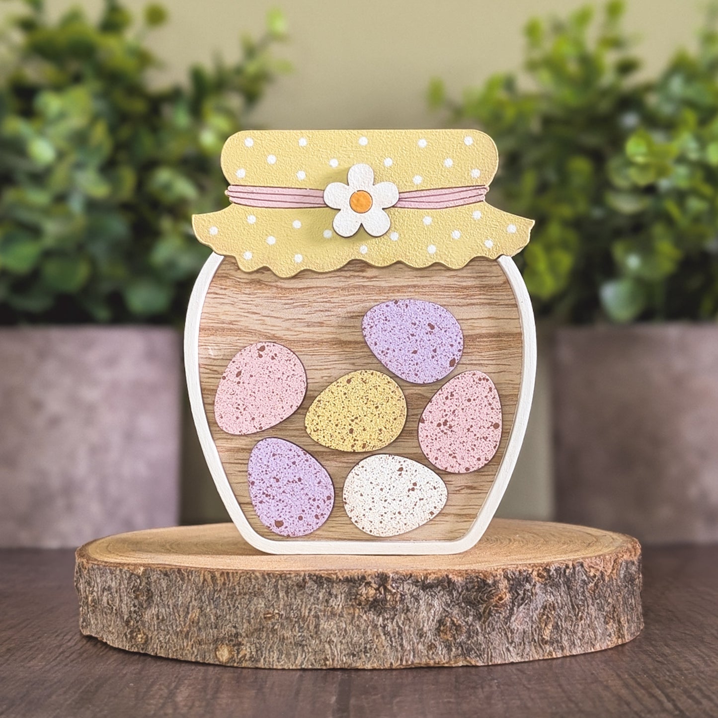 Mini eggs jar