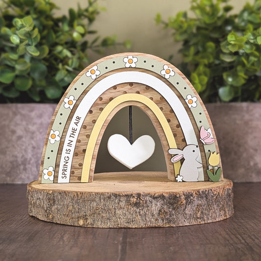 Personalised spring rainbow