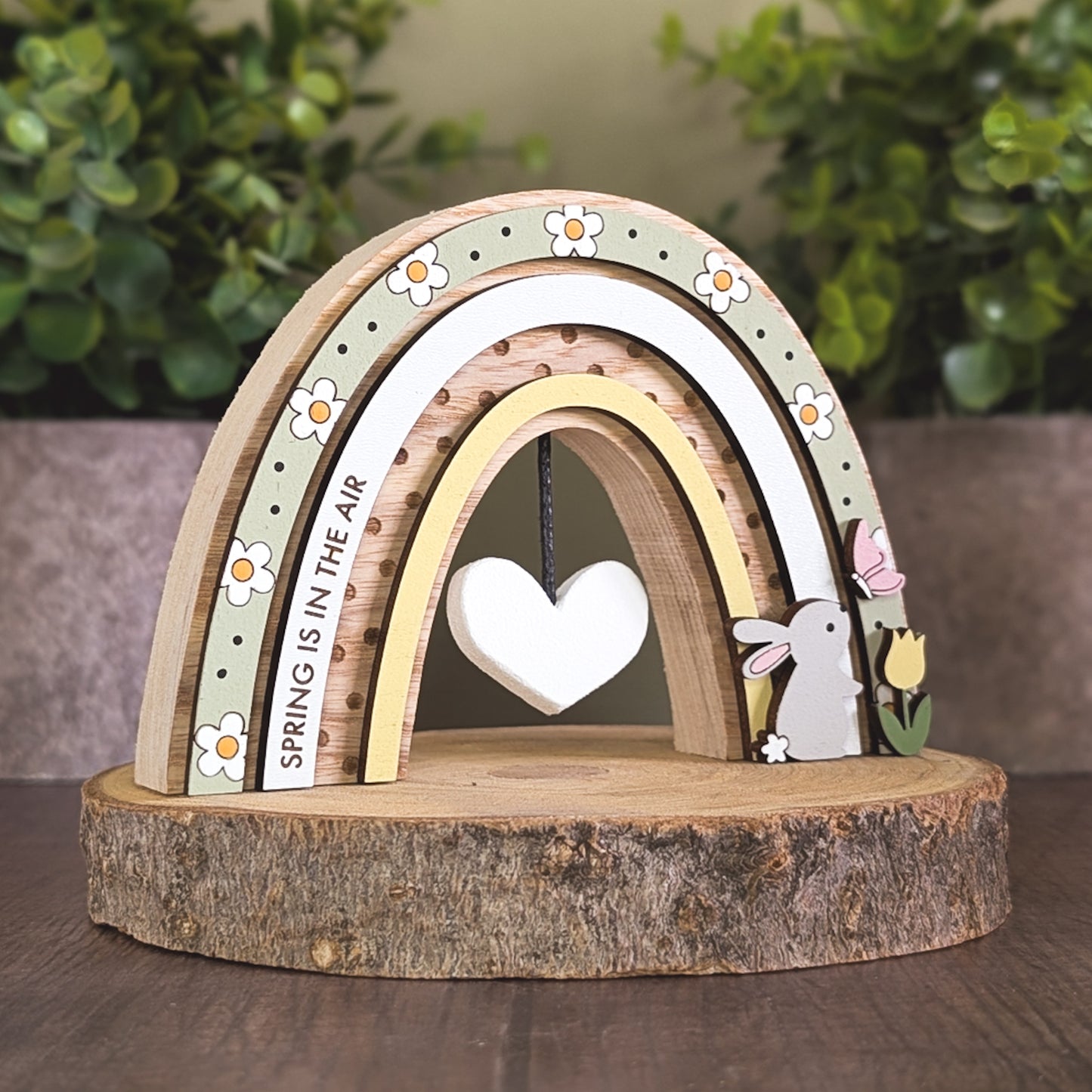 Personalised spring rainbow