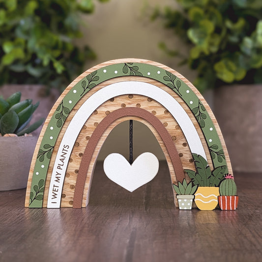 Personalised plant rainbow