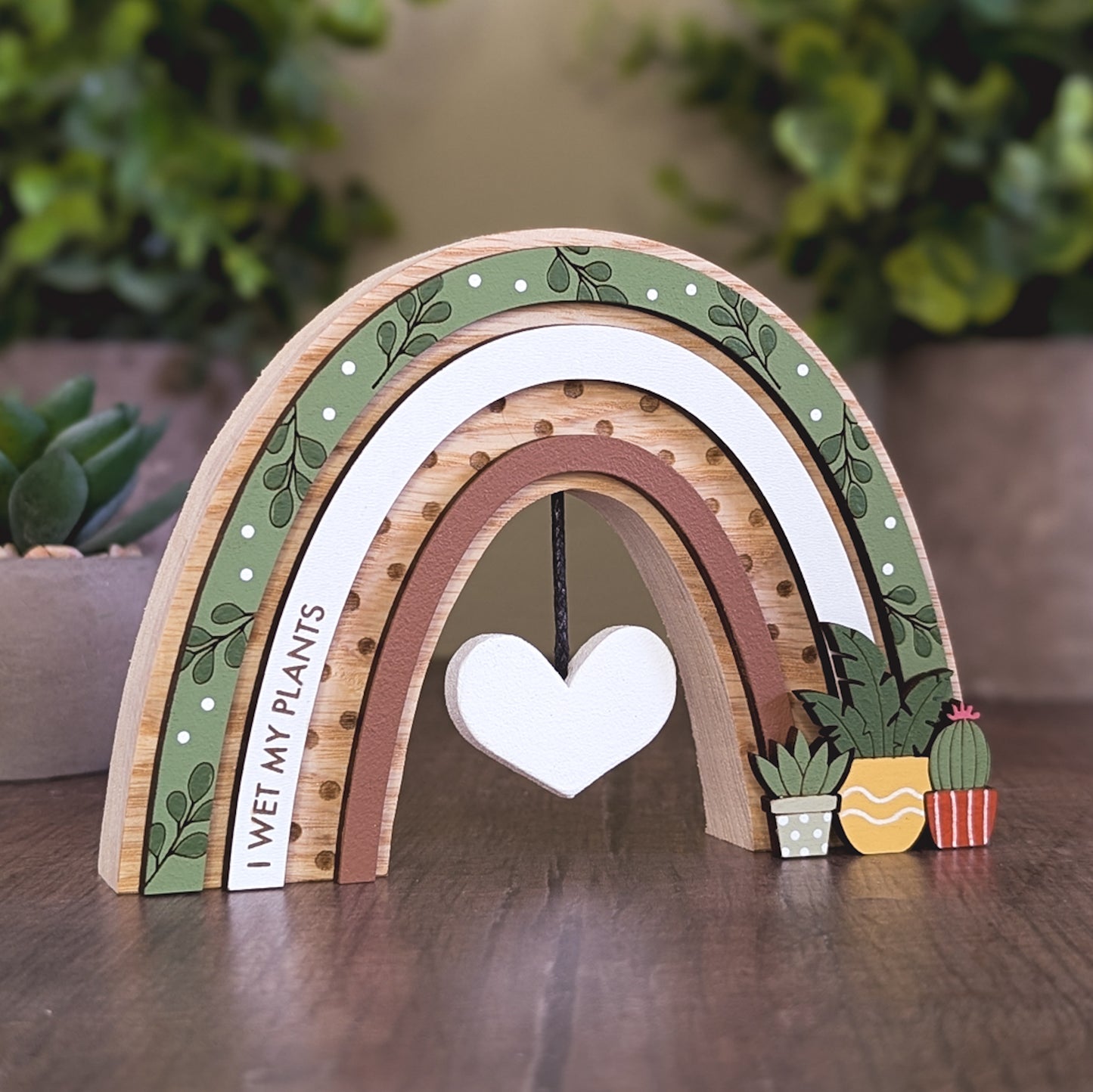 Personalised plant rainbow