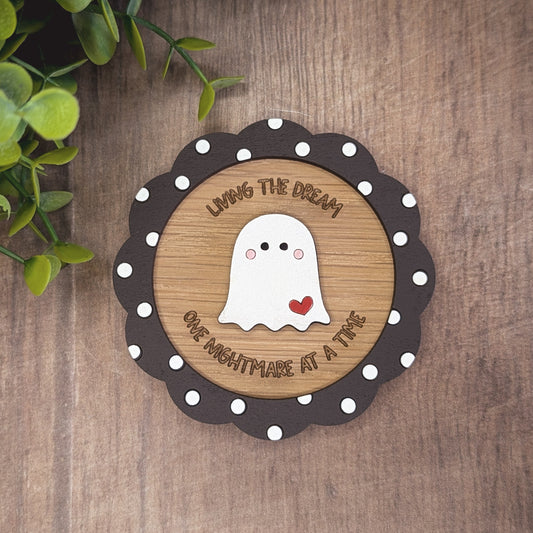 Living the dream ghost magnet