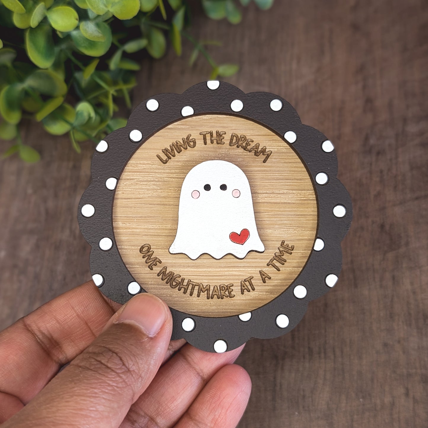 Living the dream ghost magnet