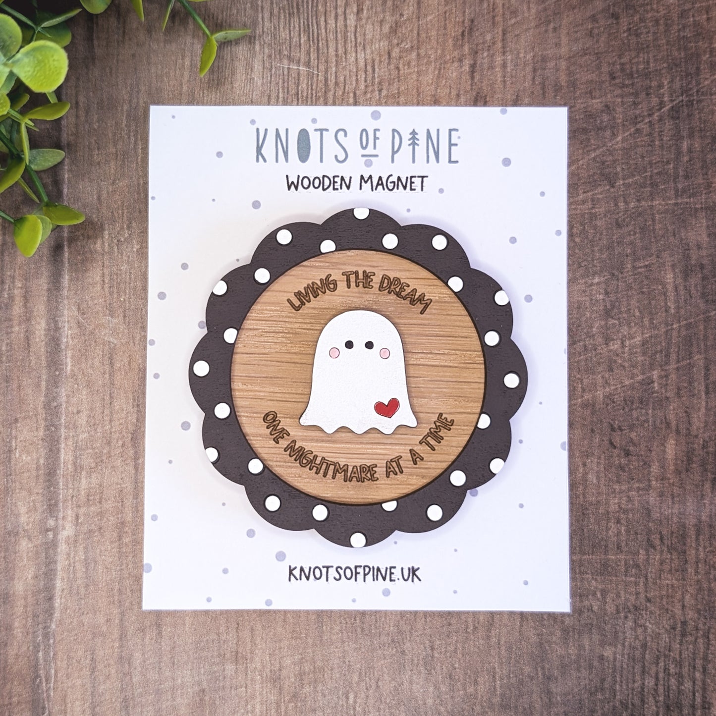 Living the dream ghost magnet