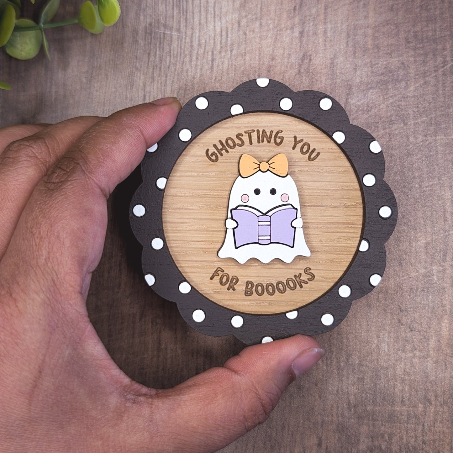 Ghosting you for booooks magnet