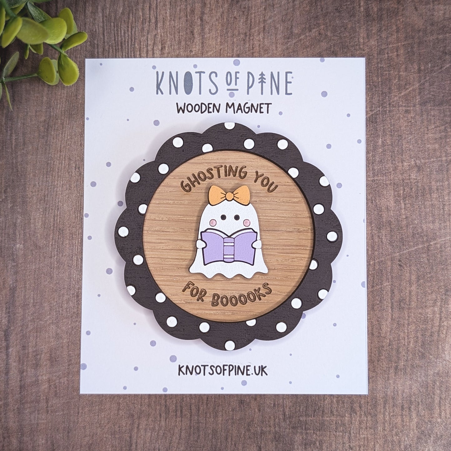 Ghosting you for booooks magnet