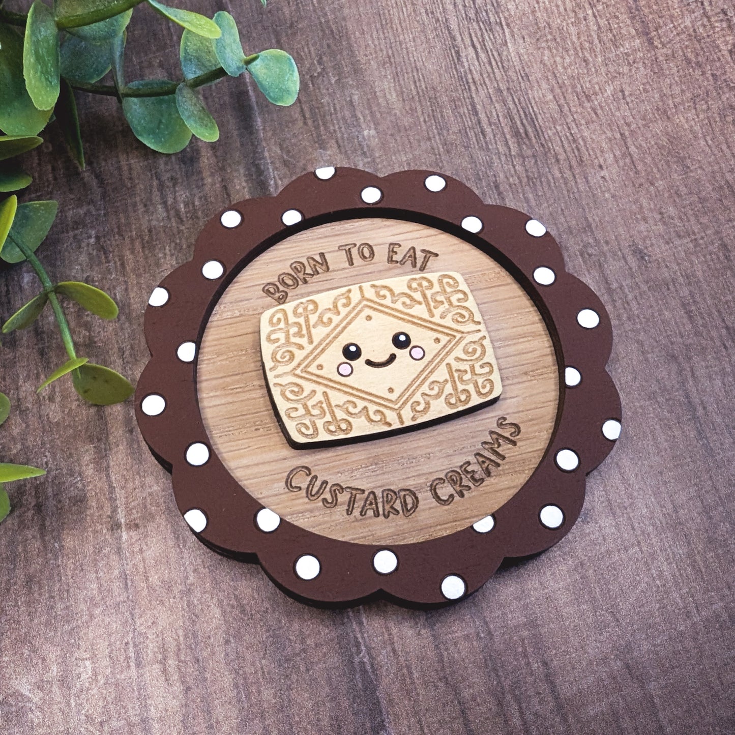 Born to eat custard creams magnet