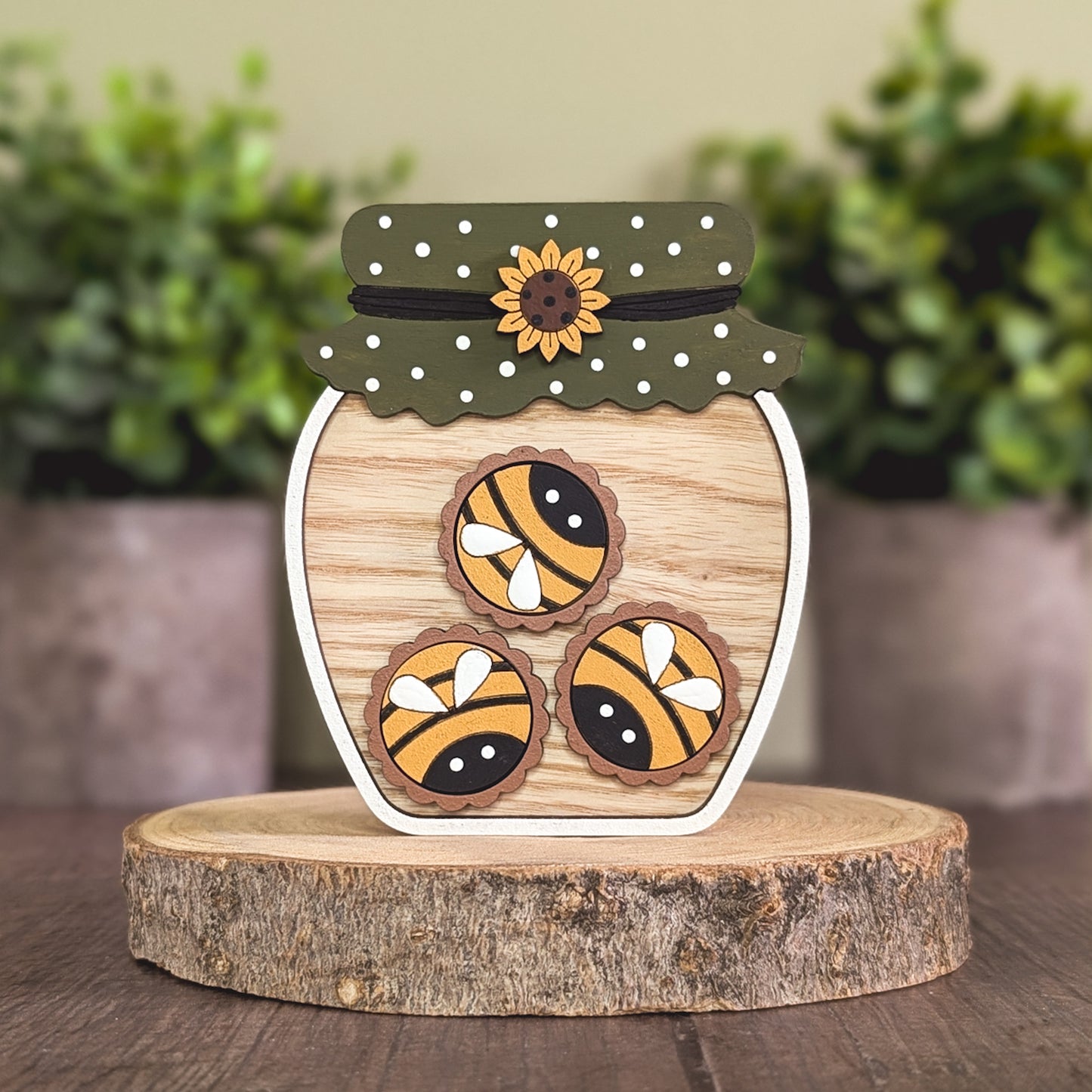 Bee cookies jar