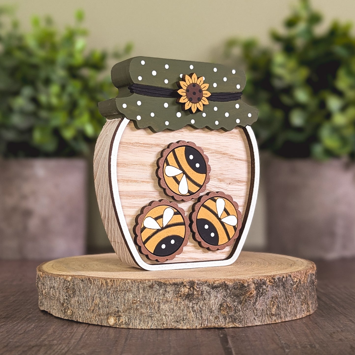 Bee cookies jar