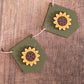 Mini sunflower bunting