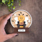Bee snow globe
