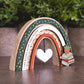 Personalised green bookish rainbow