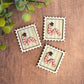 Mini postage stamp - worm