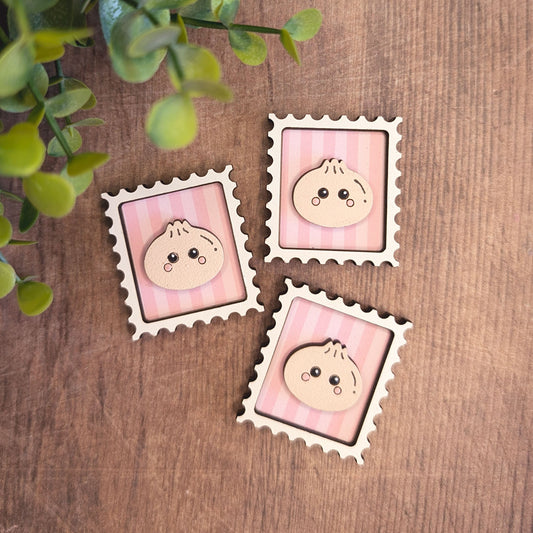 Mini postage stamp - dumpling