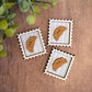 Mini postage stamp - croissant