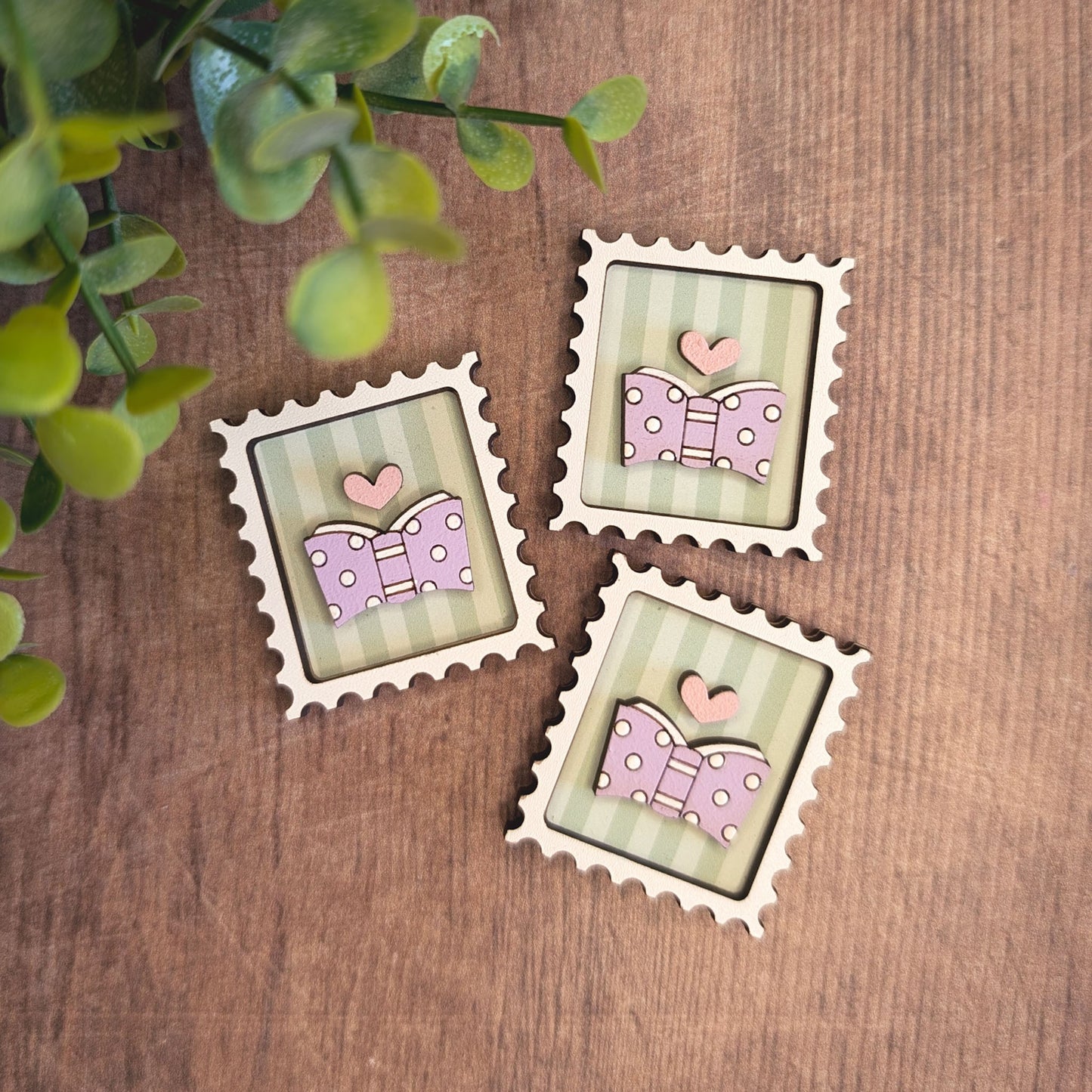 Mini postage stamp - book