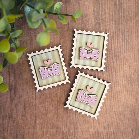 Mini postage stamp - book