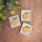 Mini postage stamp - lemon