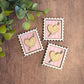 Mini postage stamp - crochet