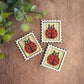 Mini postage stamp - ladybird