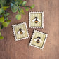 Mini postage stamp - bee