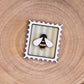 Mini postage stamp - bee