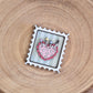 Mini postage stamp - sewing