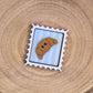Mini postage stamp - croissant