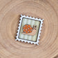 Mini postage stamp - snail