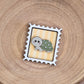 Mini postage stamp - turtle