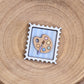 Mini postage stamp - paint palette