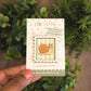 Mini postage stamp - snail