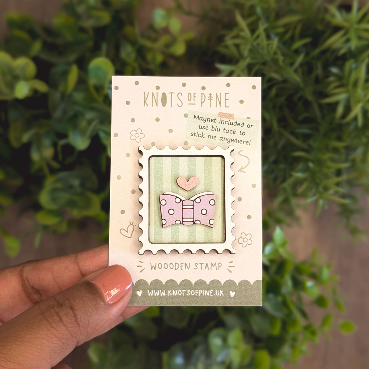 Mini postage stamp - book